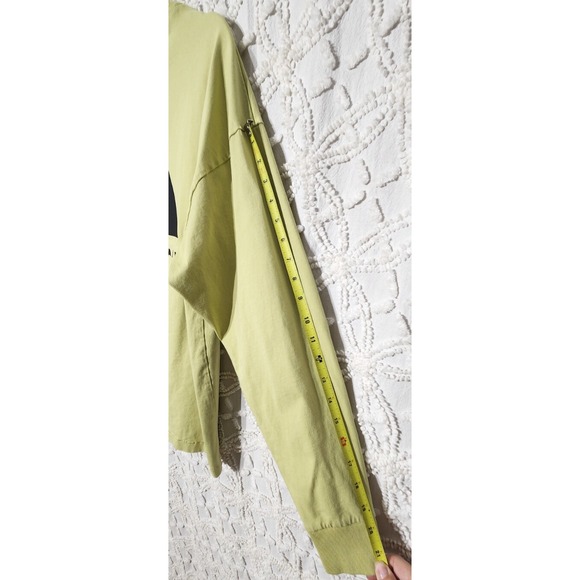 Adidas Basketball Mens Mock Neck Sweater Size Small Gold Oversized Sports NBA - Picture 7 of 12